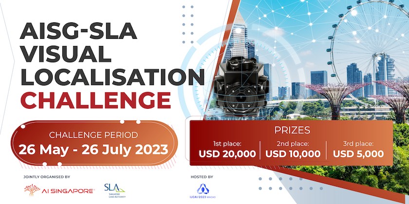 Visual localisation challenge banner image.